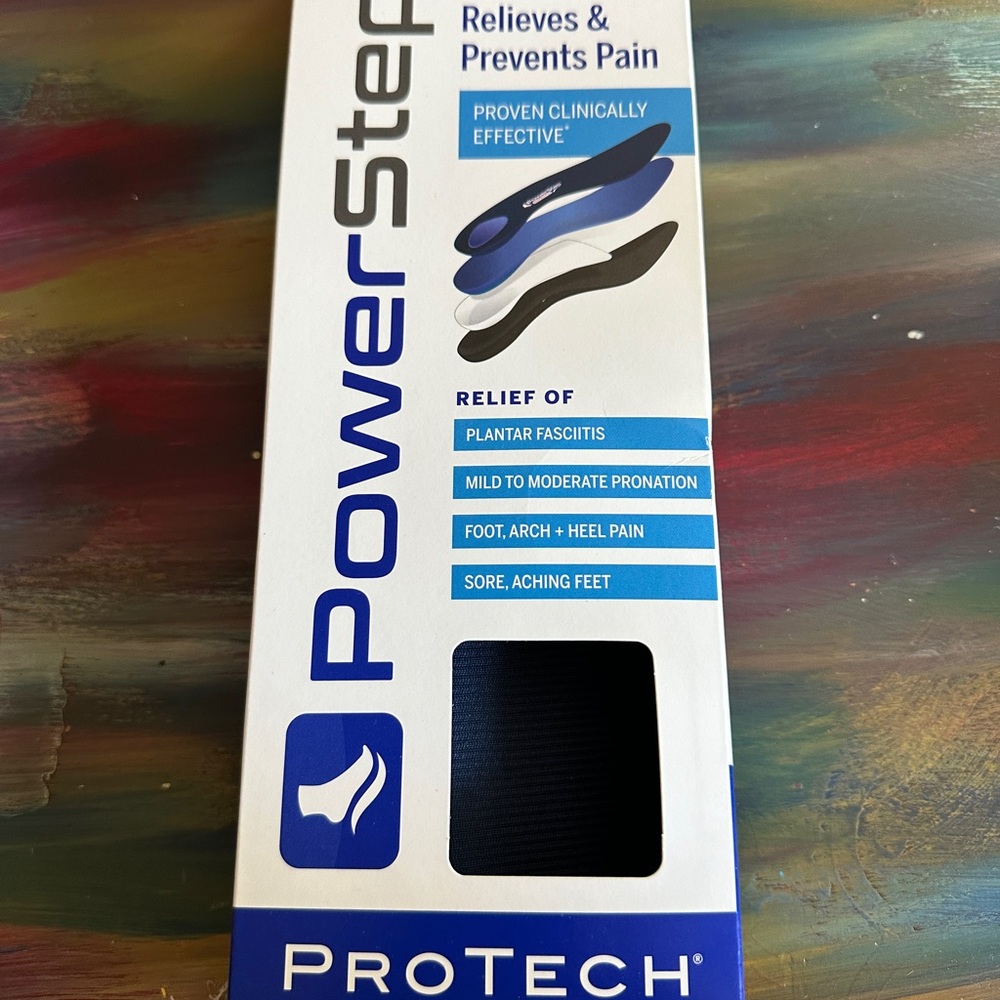 Blue Orthotic Insoles for Men